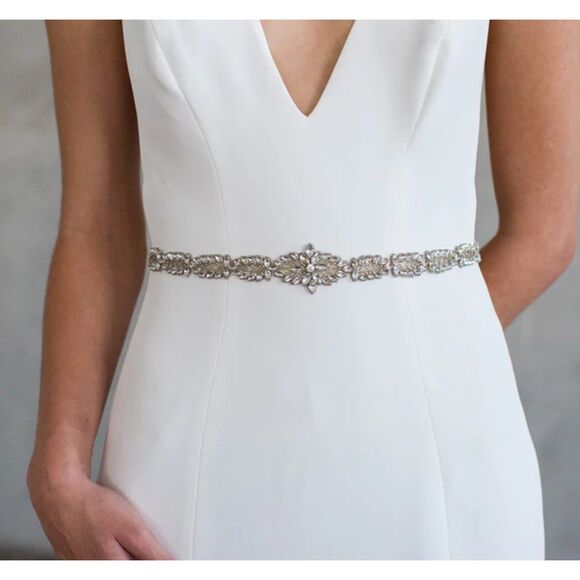 Brides & Hairpins Women\'s Bridal Crystal Aster Belt main image 6